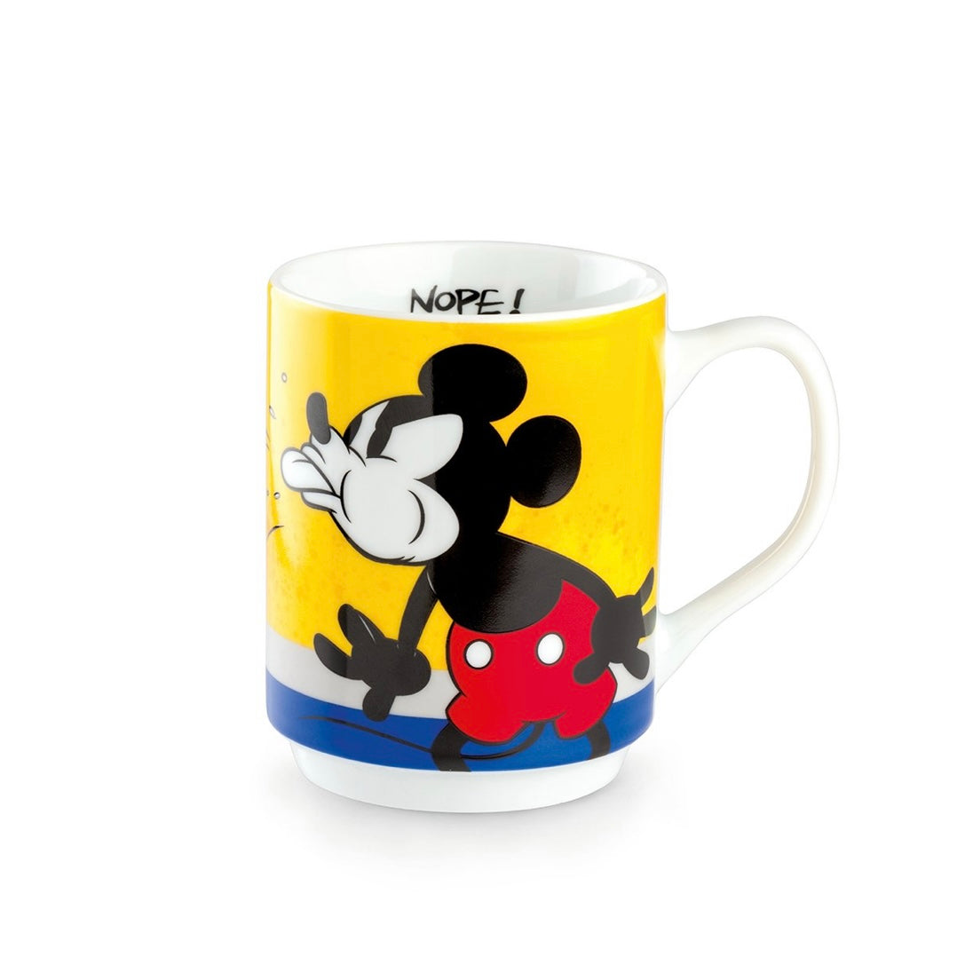 Mug Impilabili Mickey I am Giallo ML.350l