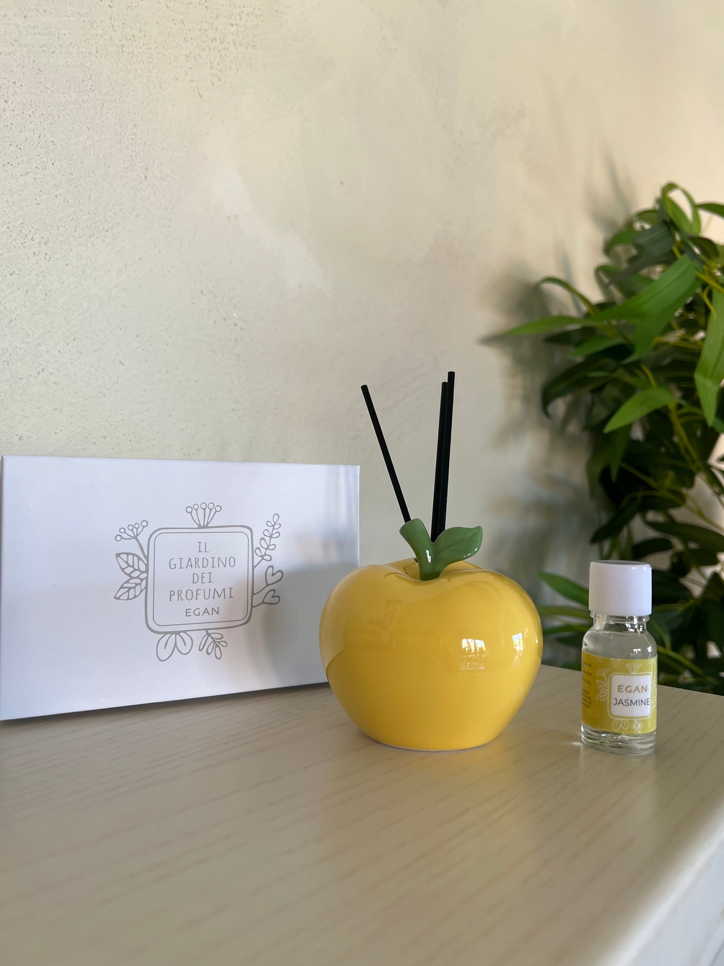 Profumatore Giardino Dei Profumi Mela Giallo 8x8