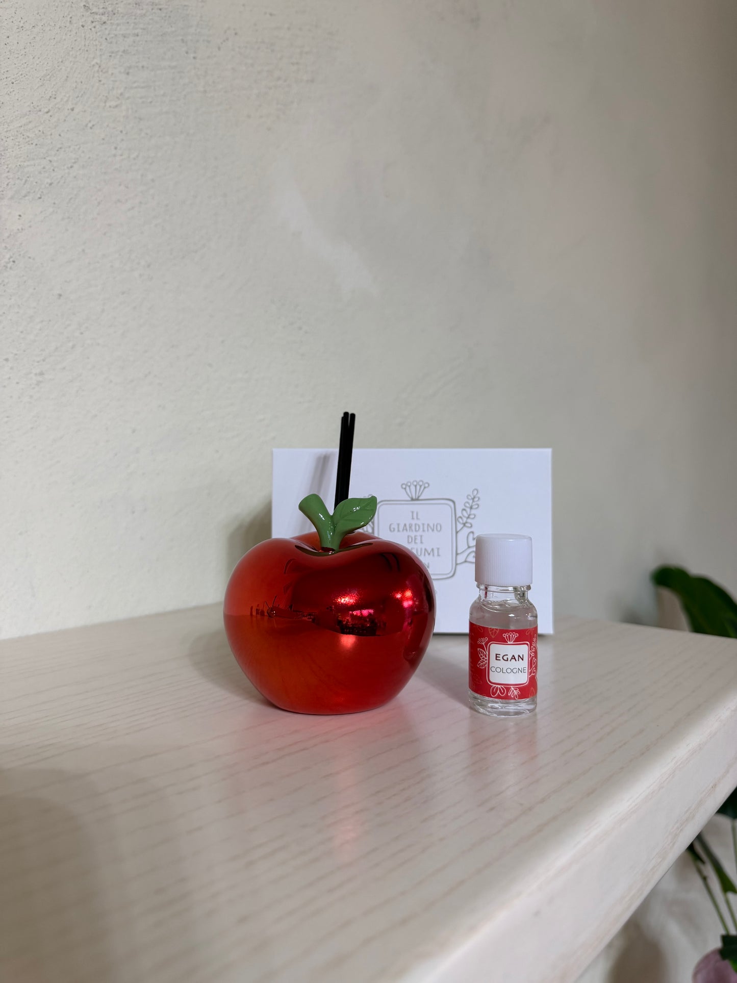 Profumatore Giardino Dei Profumi Mela Rosso metal 8x8