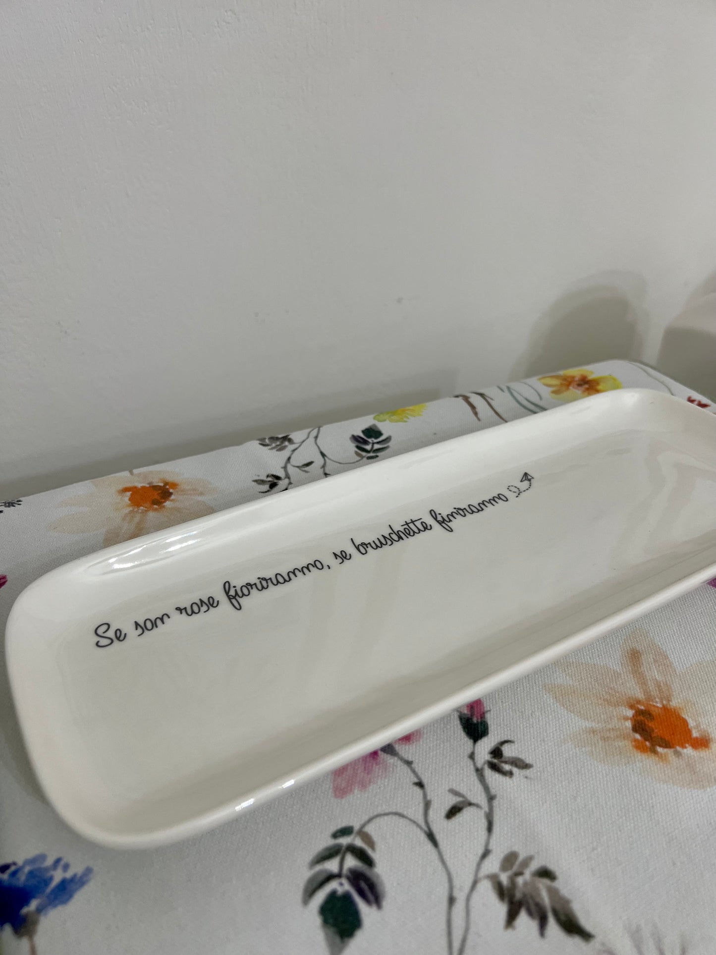 Piatto Rettangolare Bruschette “Gli Onesti”