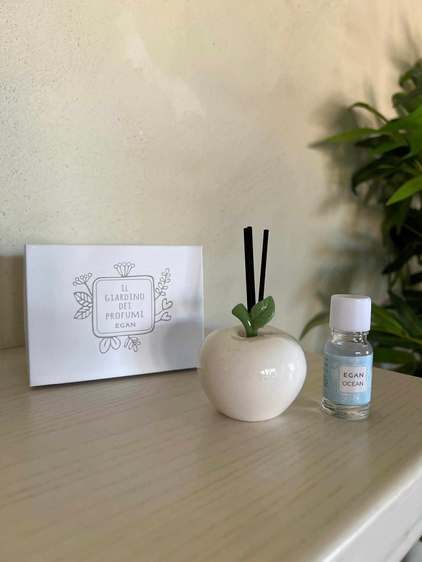 Profumatore Giardino Dei Profumi Mela Bianco 6x6