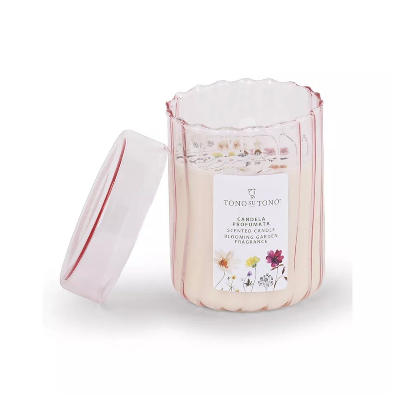 Candela profumata in barattolo di vetro