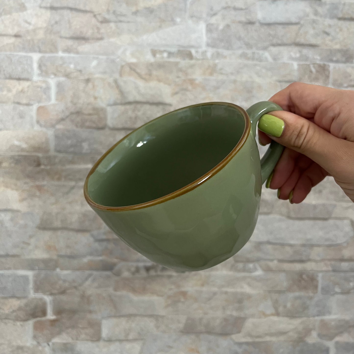 Tazza colazione Verde Olivia