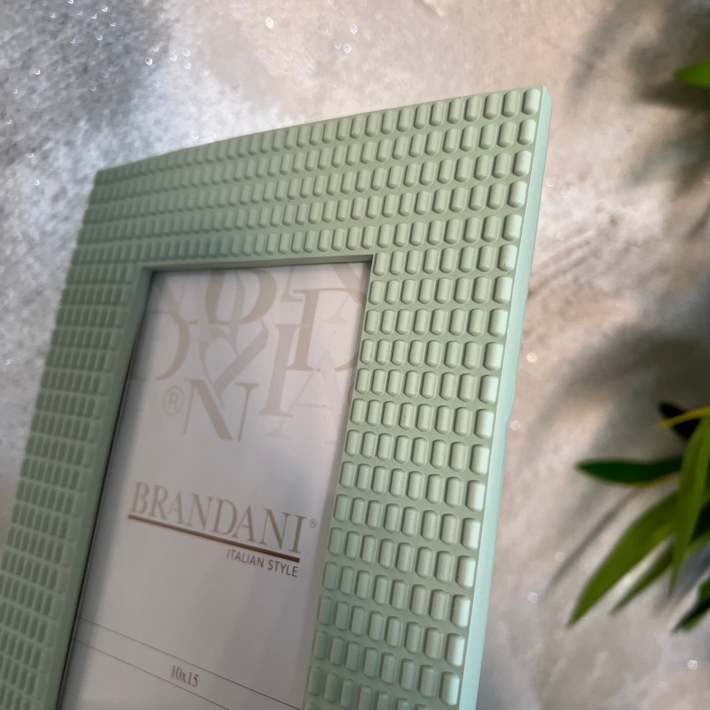 Portafoto Lingotto Verde Acqua INT. 10x15