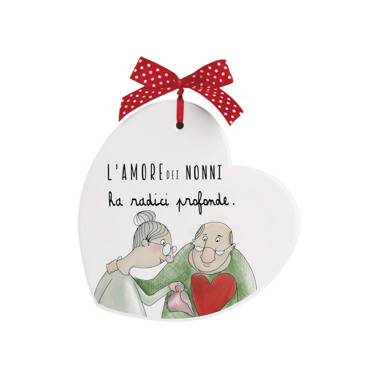 Formella “Nonni” cuore