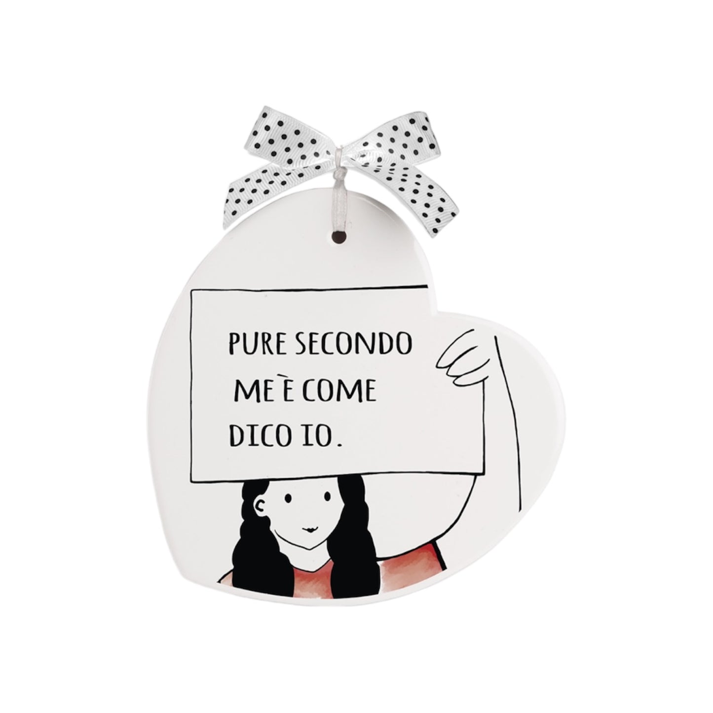 Formella “Dico io” cuore