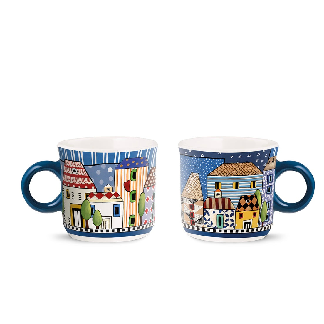 Set 2 Mini Mug Paese Mio Blu ml. 90