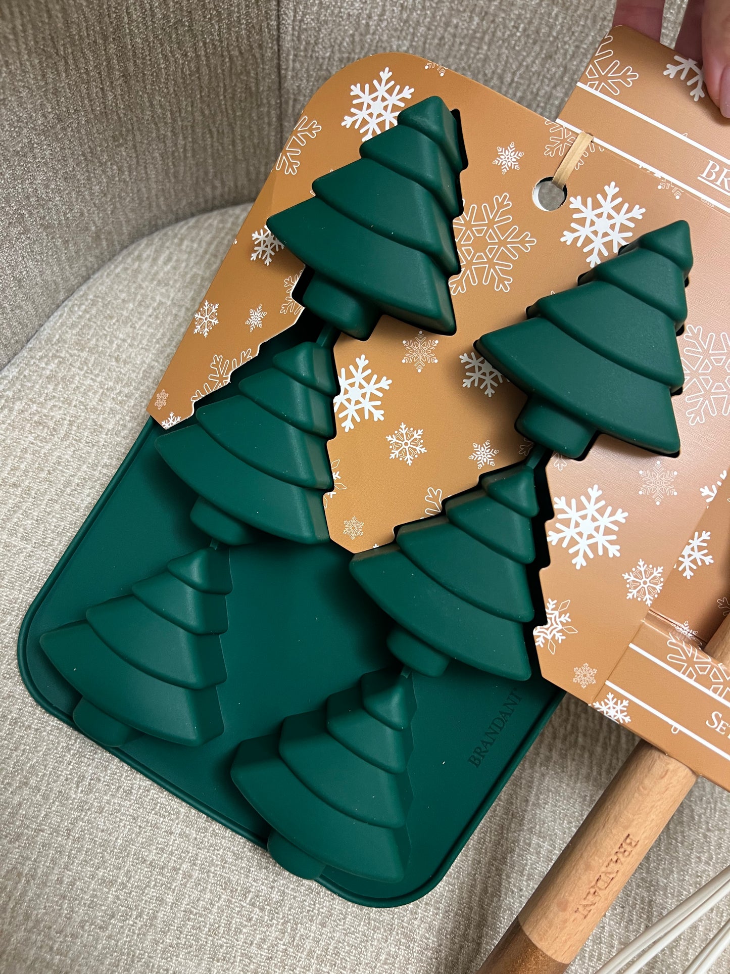 Set Biscotti Natale verde
