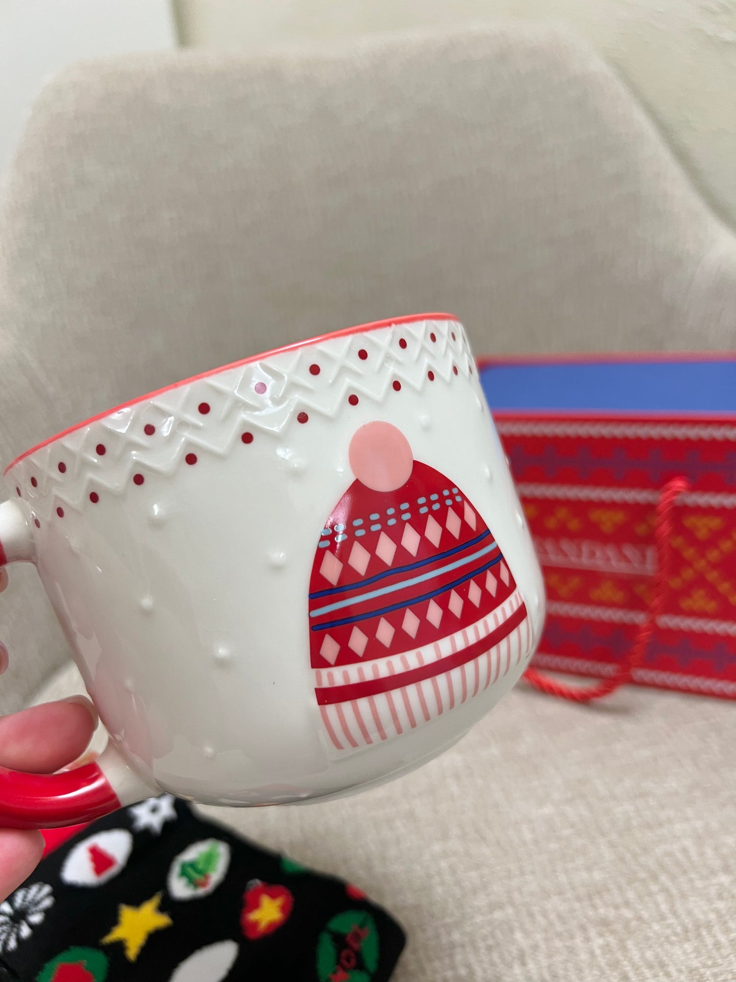 Tazza colazione Cappello con calzini cotone