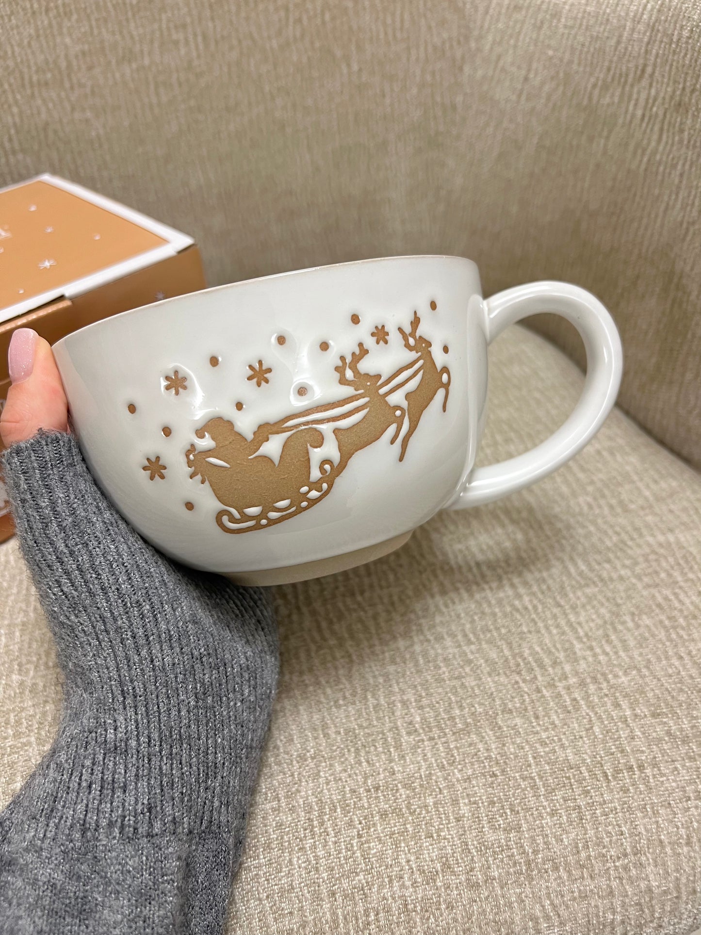 Tazza Colazione Slitta Pan di Zenzero