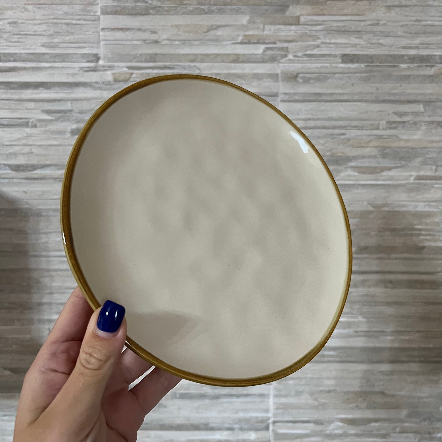 Piatto frutta Avorio