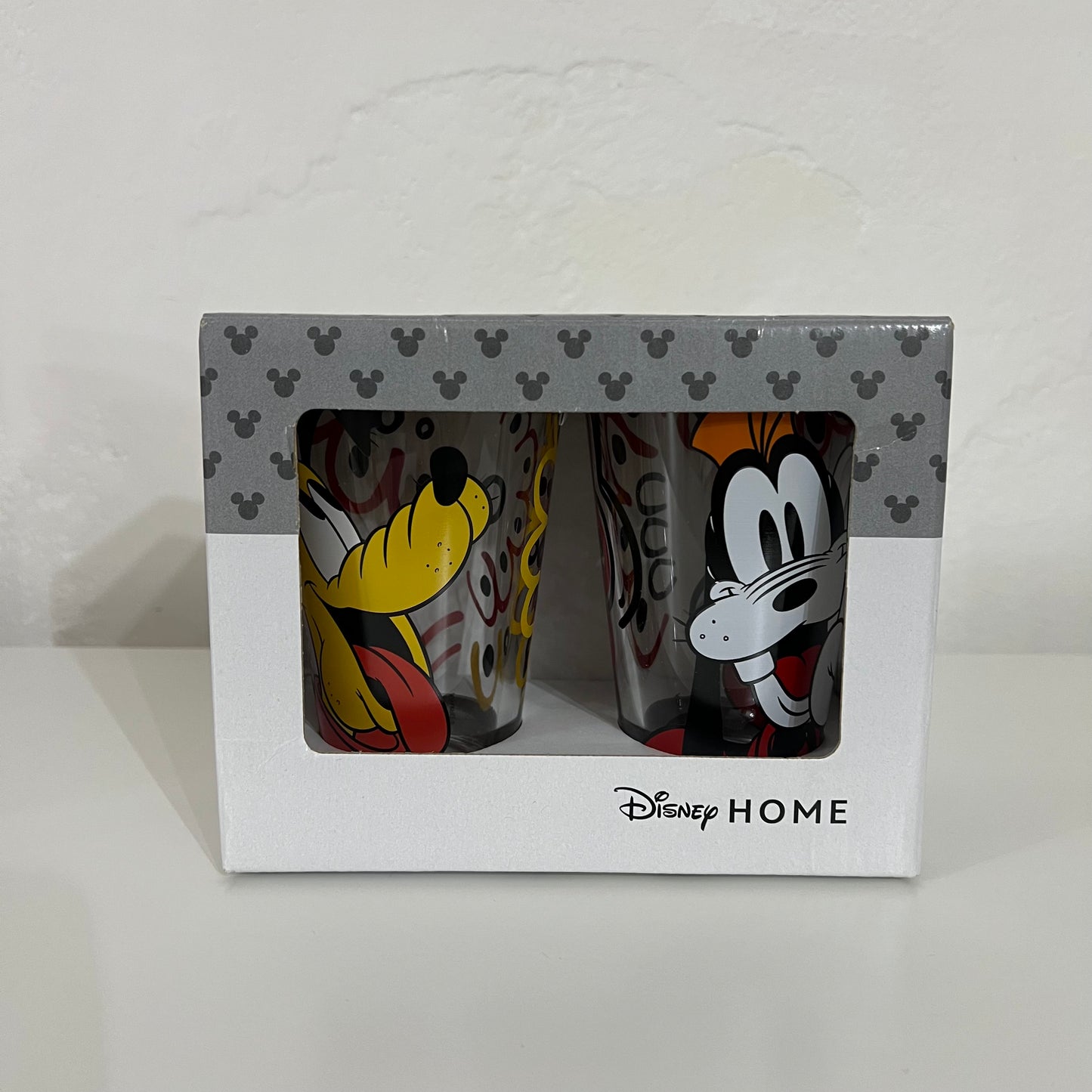 Set 2 bicchieri Goofy e Pluto