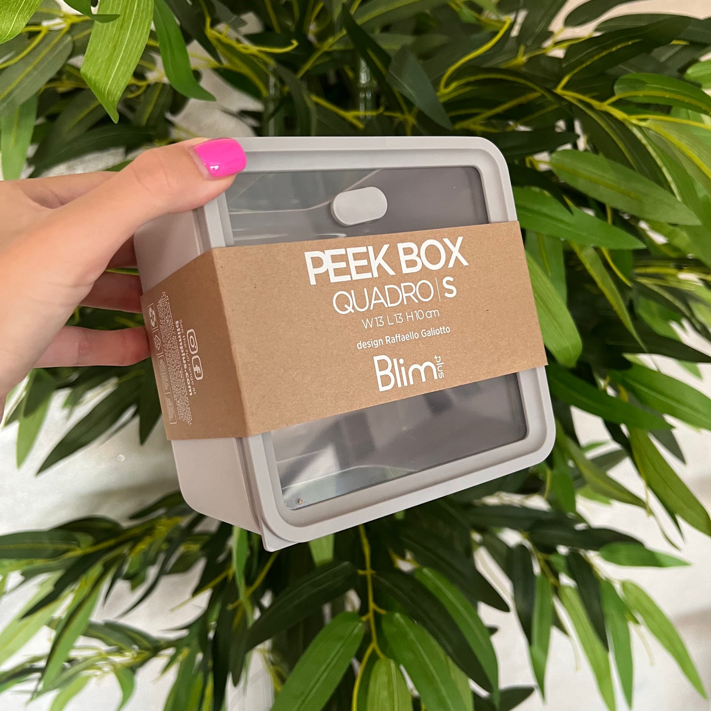 Contenitore Peek Box Quadro S Silk