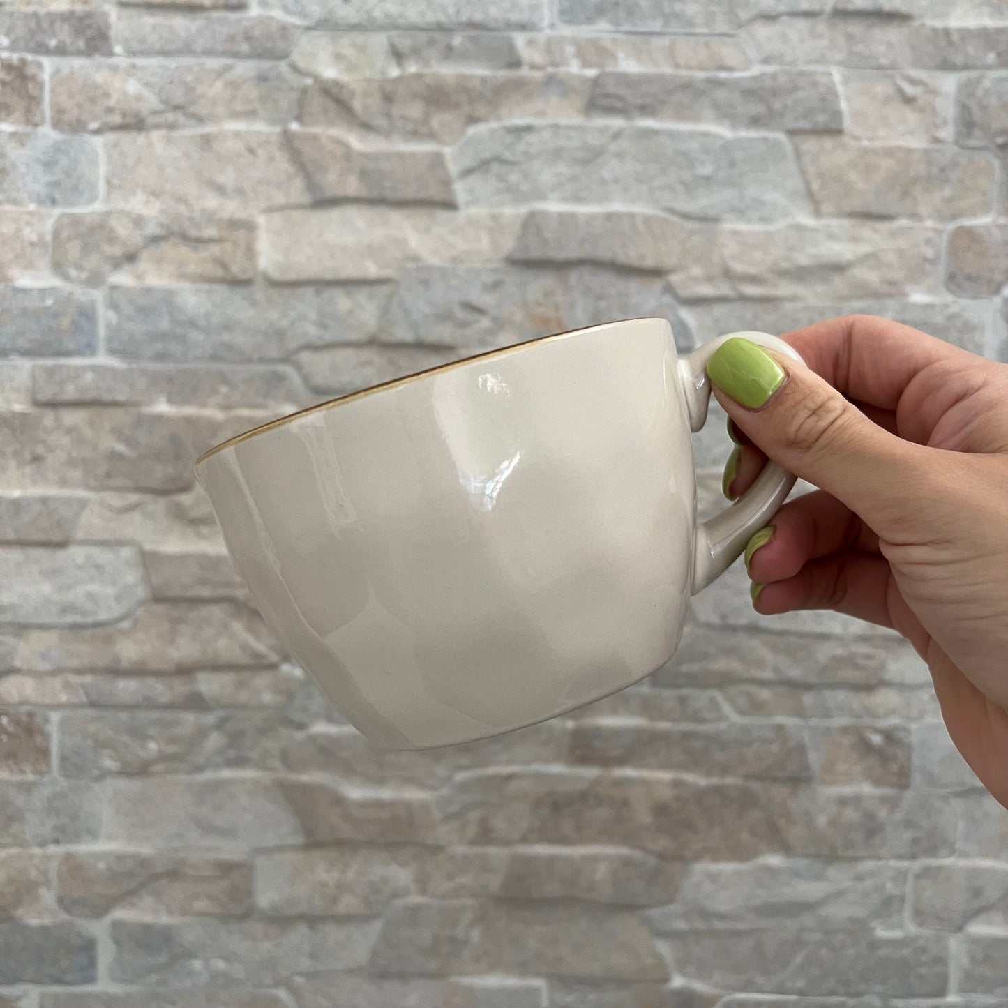 Tazza colazione Avorio