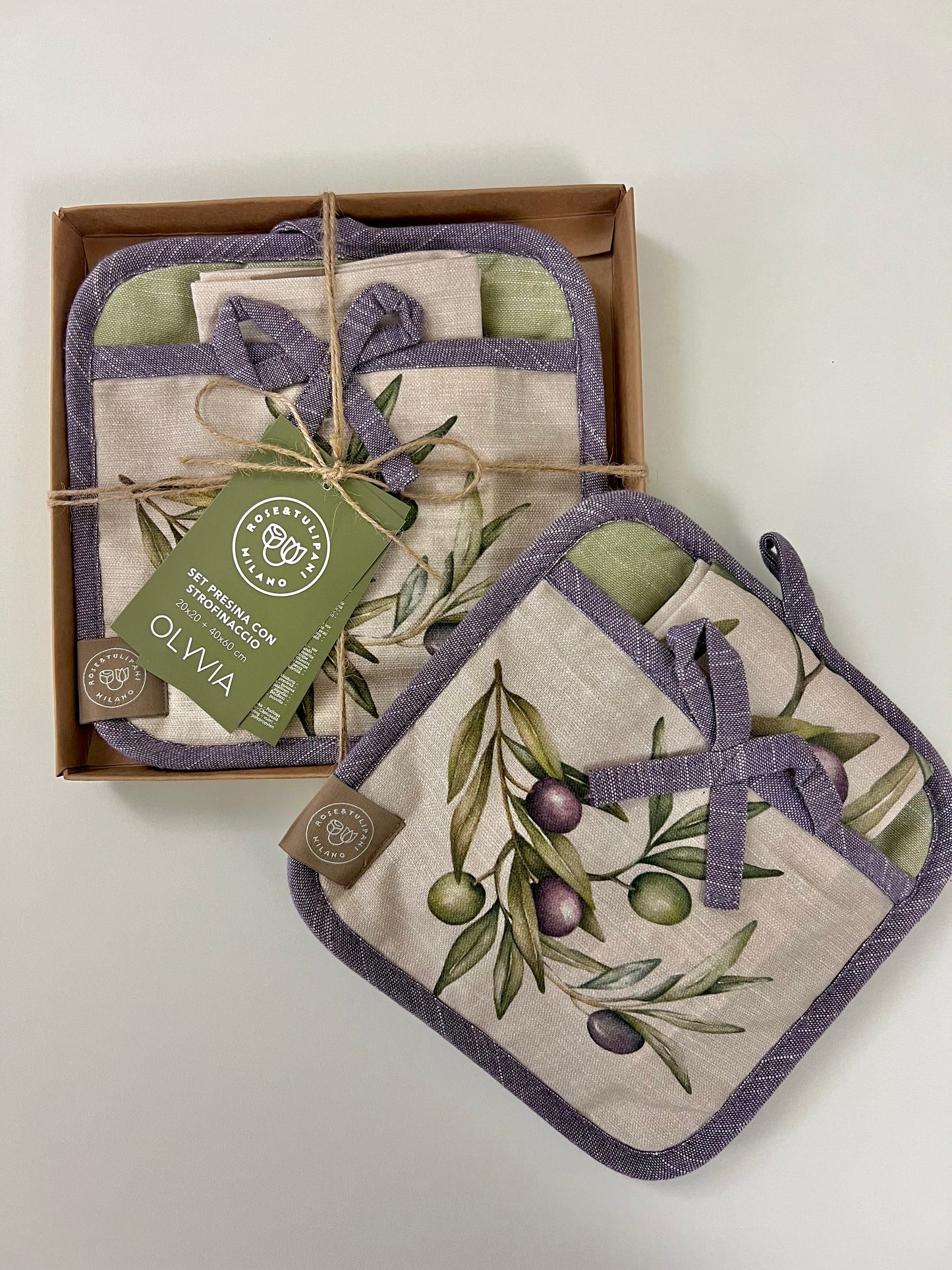Set Presina e Canovaccio Olyvia – 20x20 cm + 40x60 cm