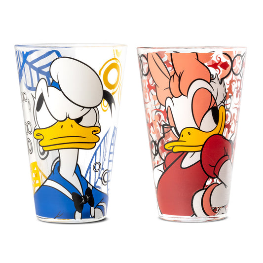 Set 2 bicchieri Donald e Daisy