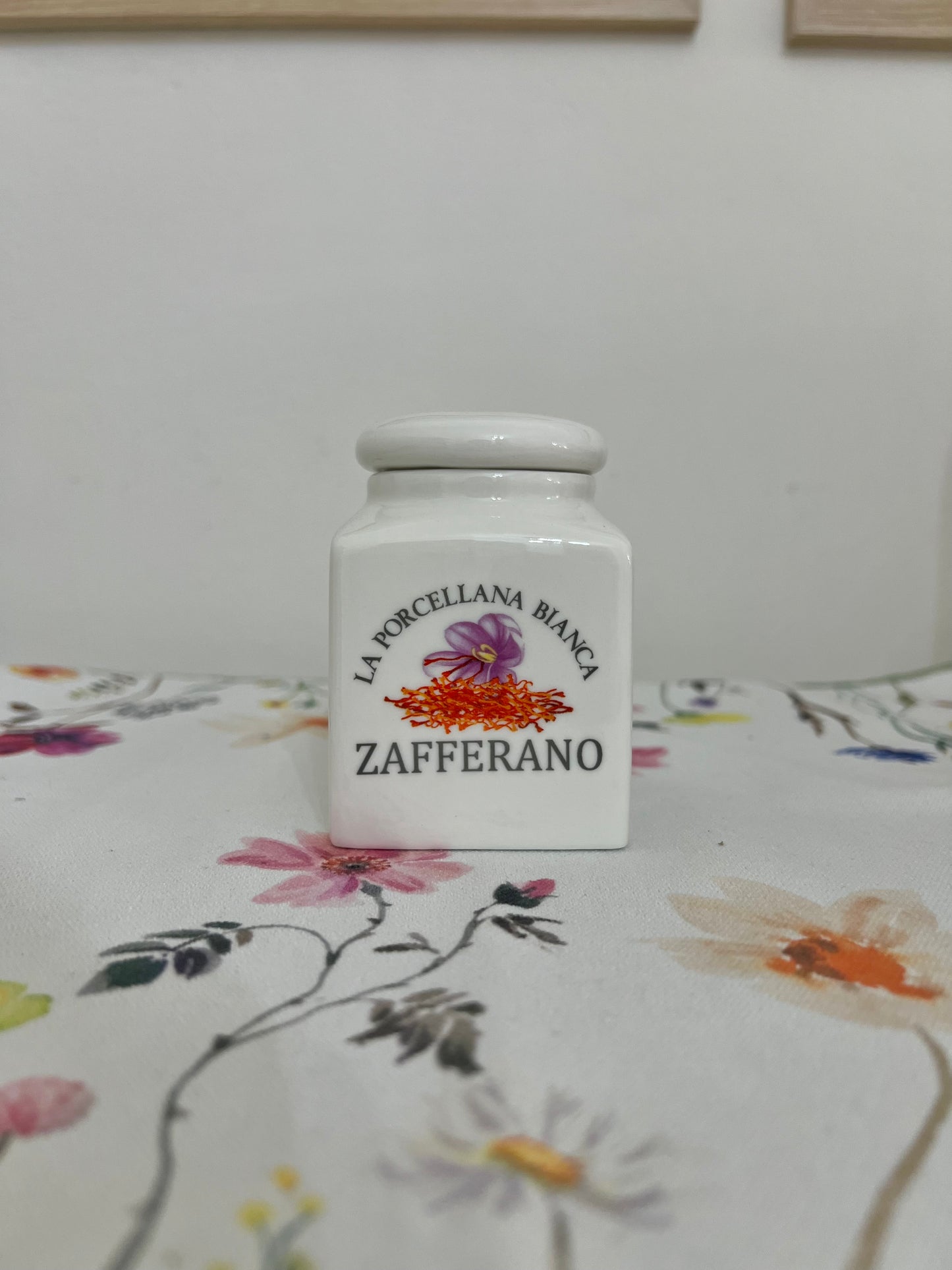 Barattolo Porcellana Zafferano