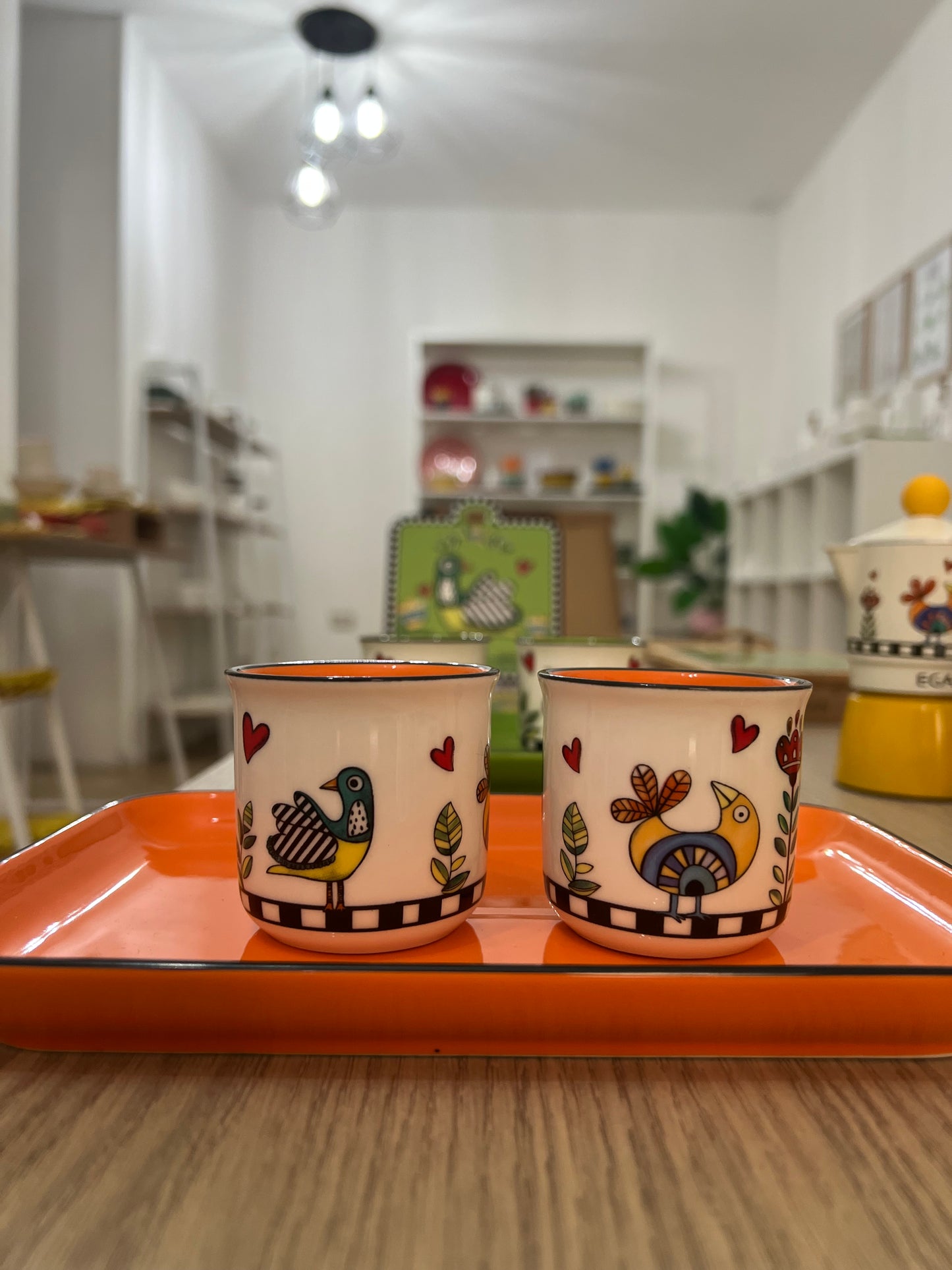 Set 2 Bicchierini Cocoricò Arancio ML 90