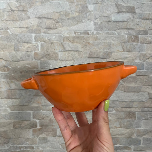 Ciotola zuppa con manici Arancione