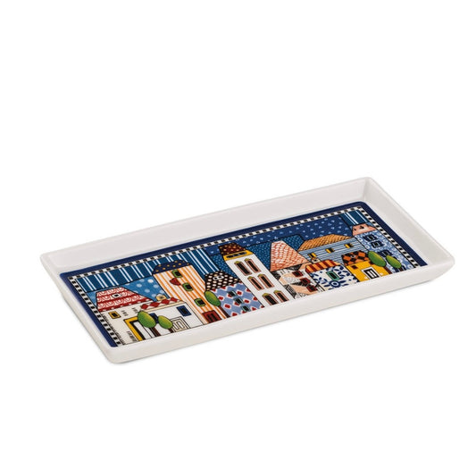 Vassoio Paese Mio Blu 19×9