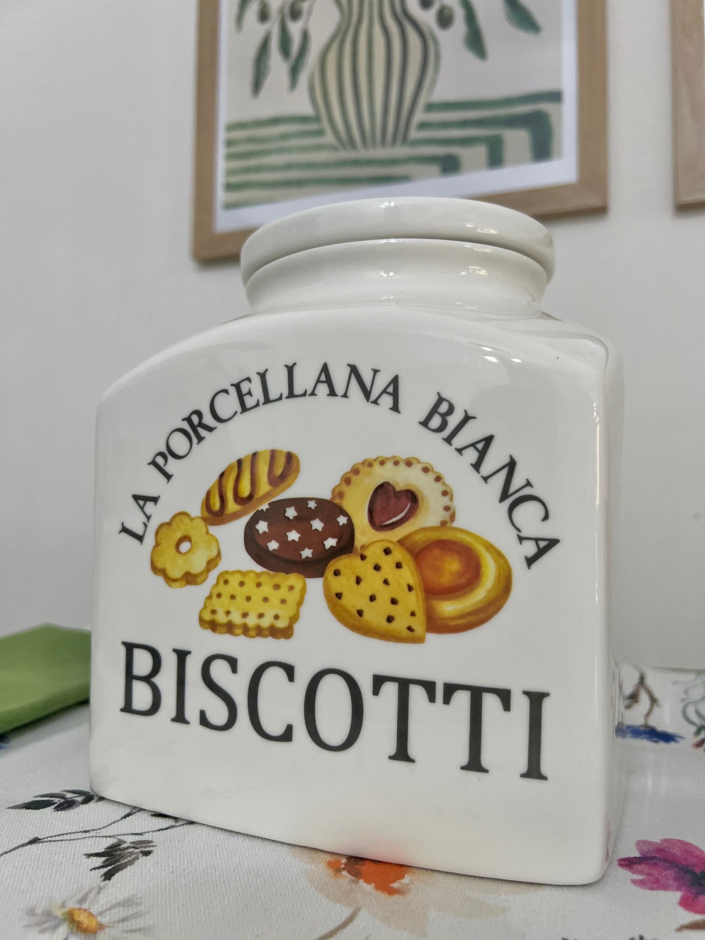 Biscottiera Porcellana