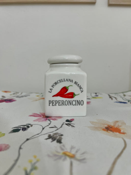 Barattolo Porcellana Peperoncino