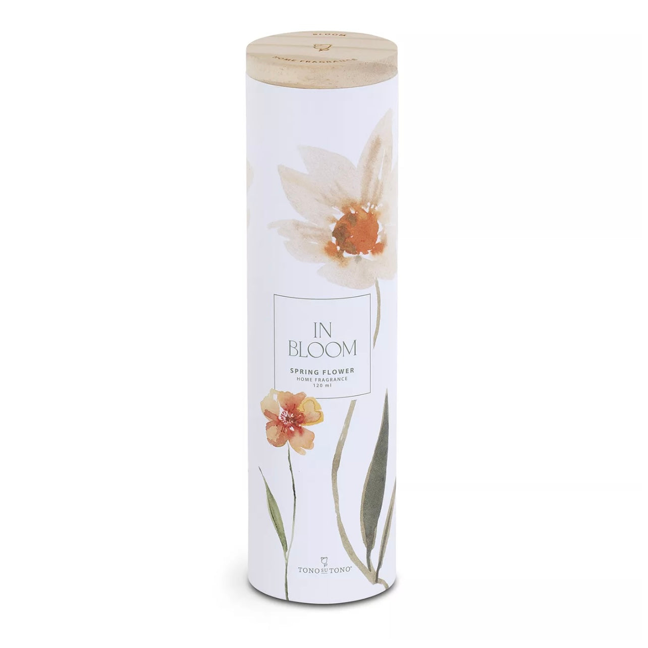 Diffusore in Vetro Spring Flower con Fiori Arancio