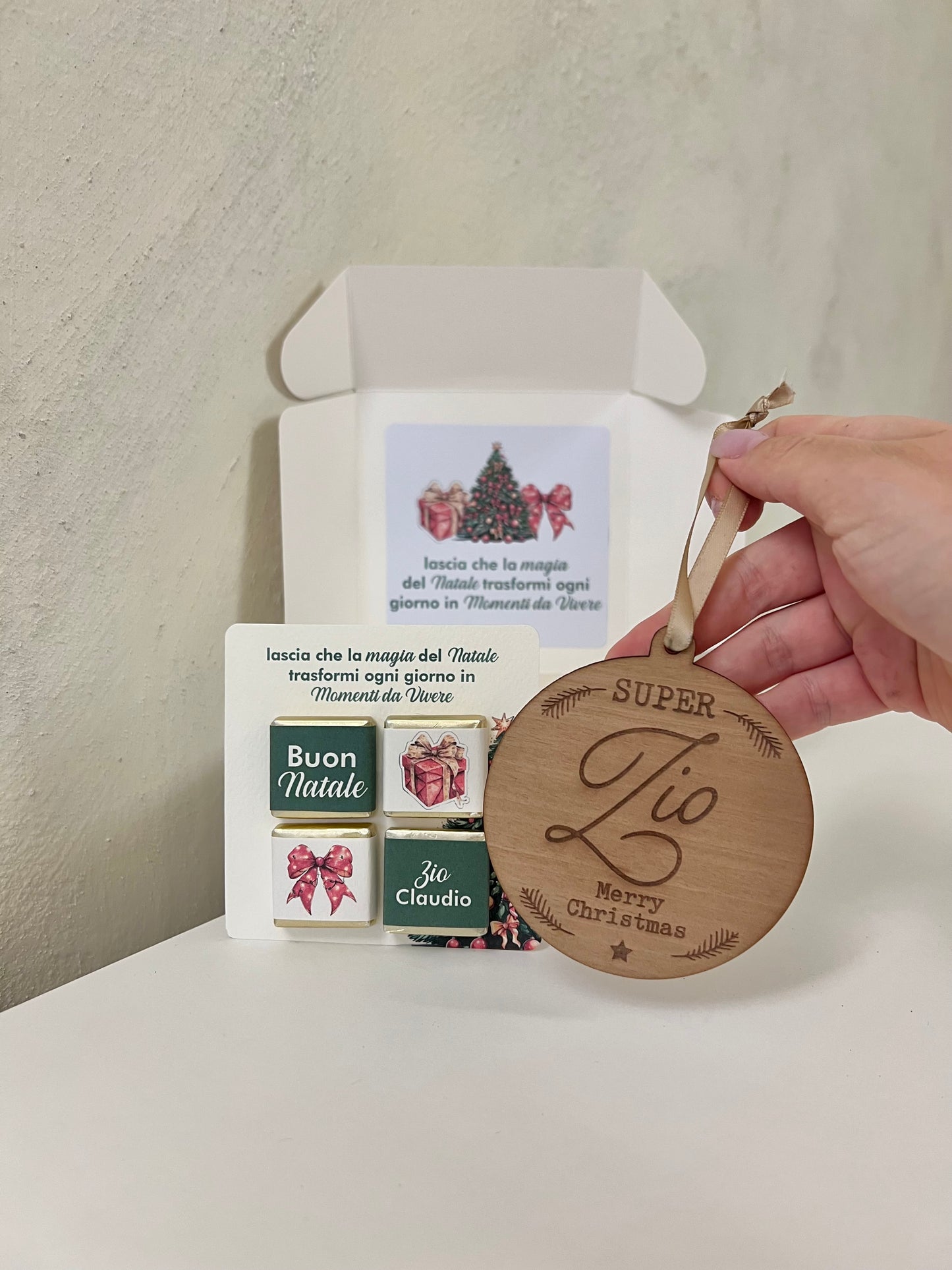 Gift Box “Zio” con cioccolatini personalizzati