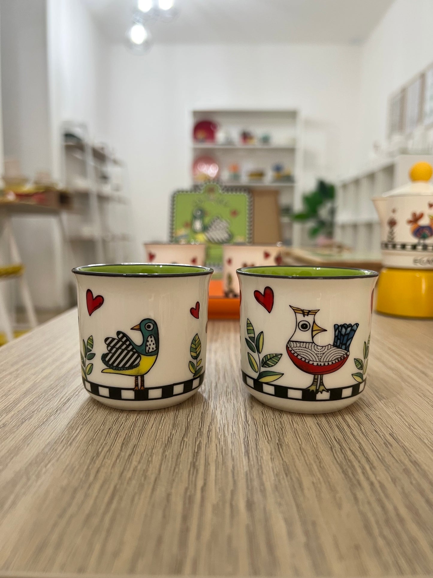 Set 2 Bicchierini Cocoricò Verde ML 90