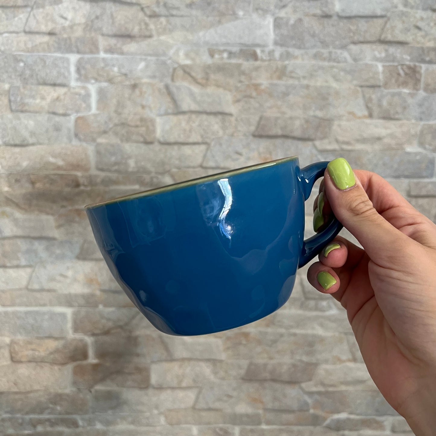Tazza colazione Blu Avio