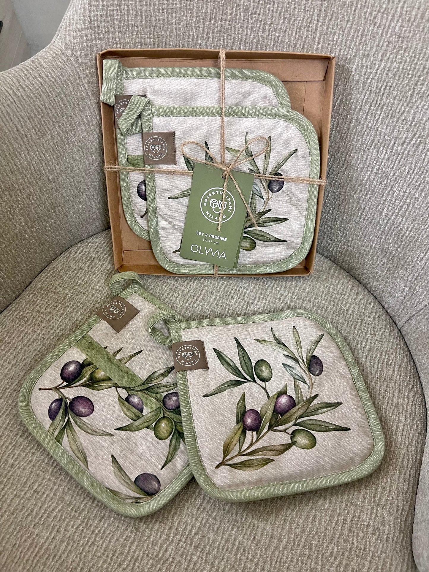 Set 2 Presine Olyvia – 17x17 cm