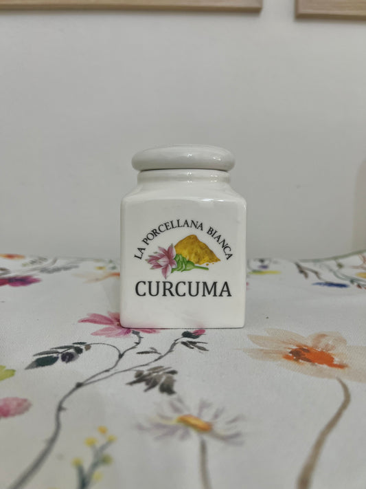 Barattolo Porcellana Curcuma