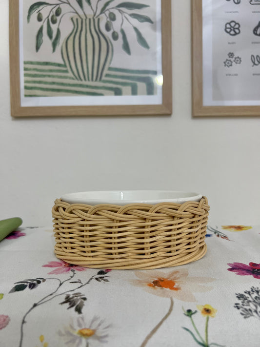 Teglia ovale con midollino