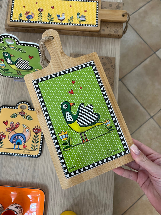 Tagliere Cocoricò Verde 30X15