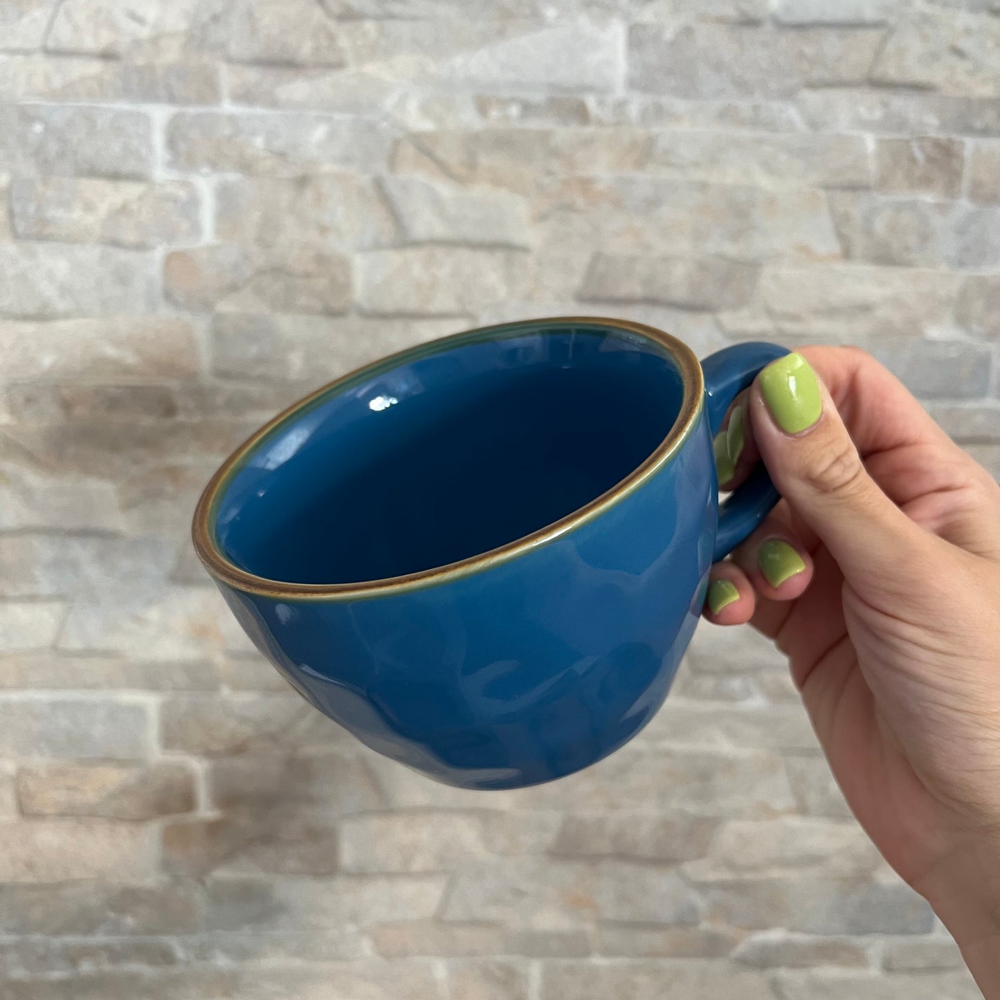 Tazza colazione Blu Avio