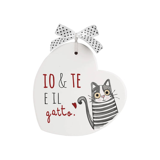 Formella “Gatto” cuore