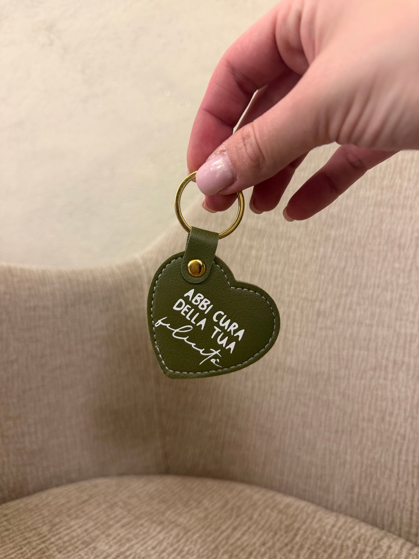 Portachiavi “Abbi cura della tua Felicità”