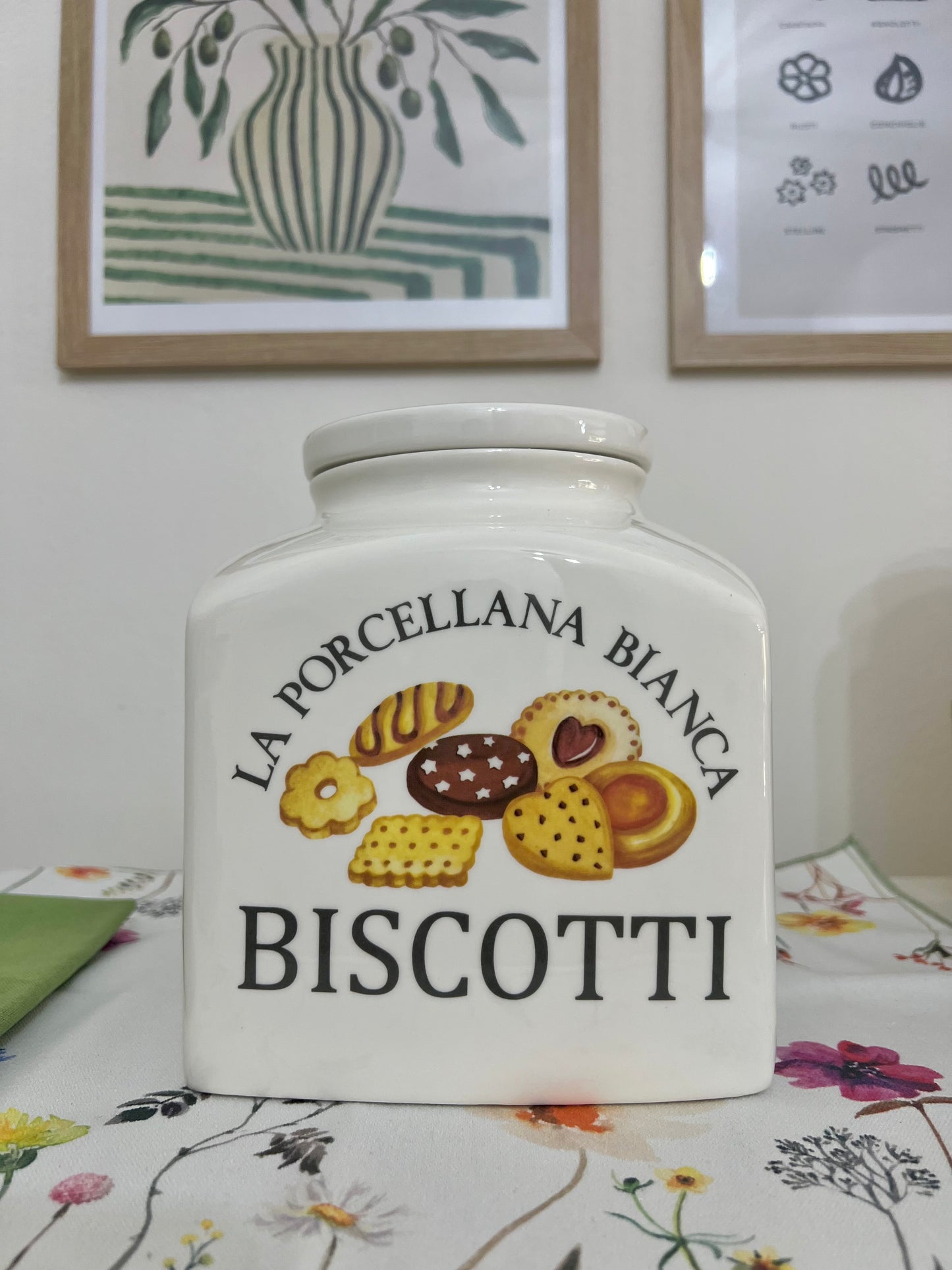 Biscottiera Porcellana