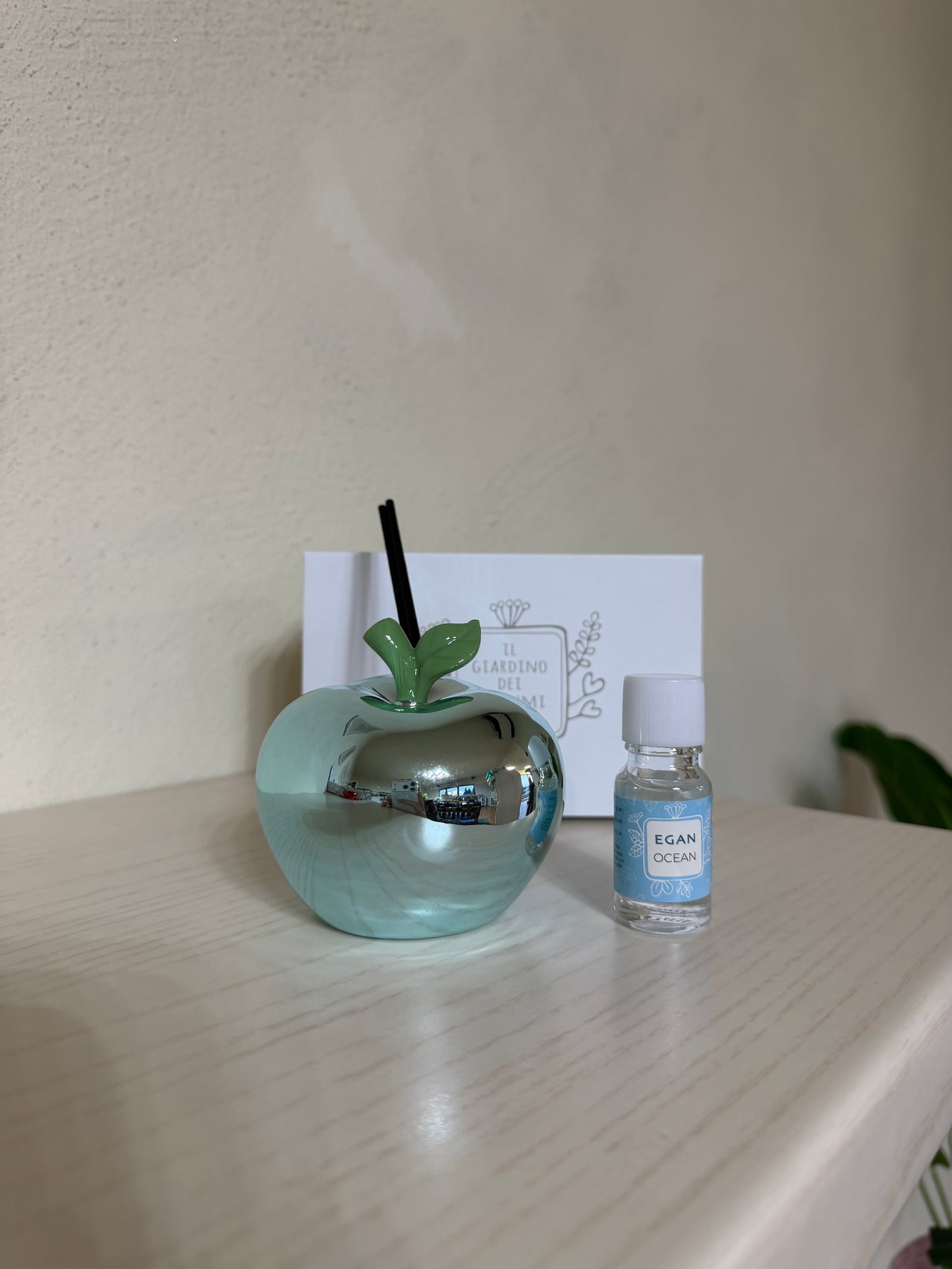 Profumatore Giardino Dei Profumi Mela Azzurro metal 8x8