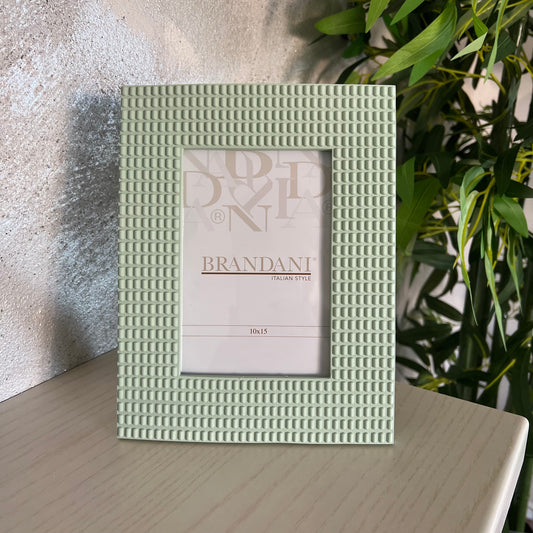 Portafoto Lingotto Verde Acqua INT. 10x15