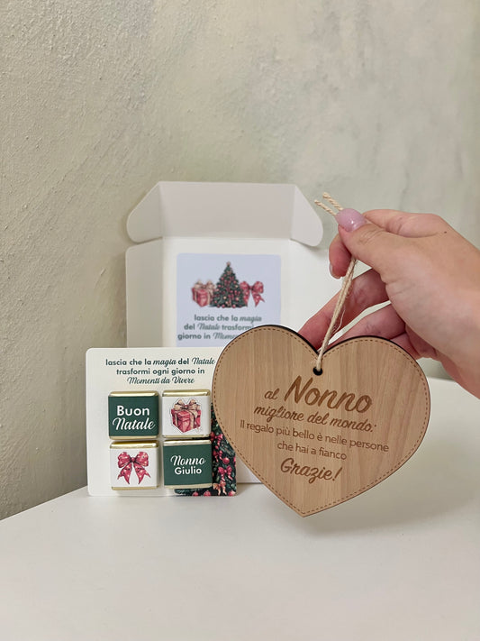 Gift Box “Nonno” con cioccolatini personalizzati