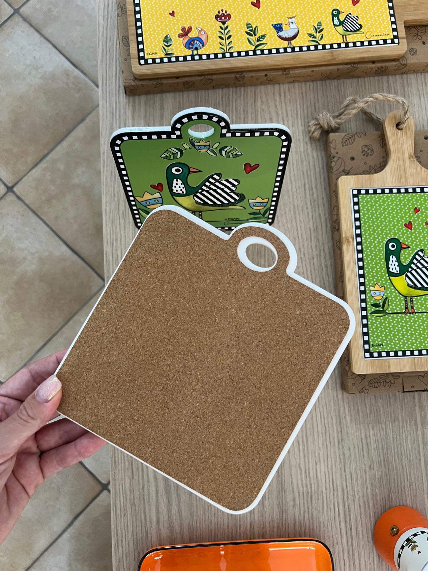 Sottopentola Cocoricò Giallo 16X18