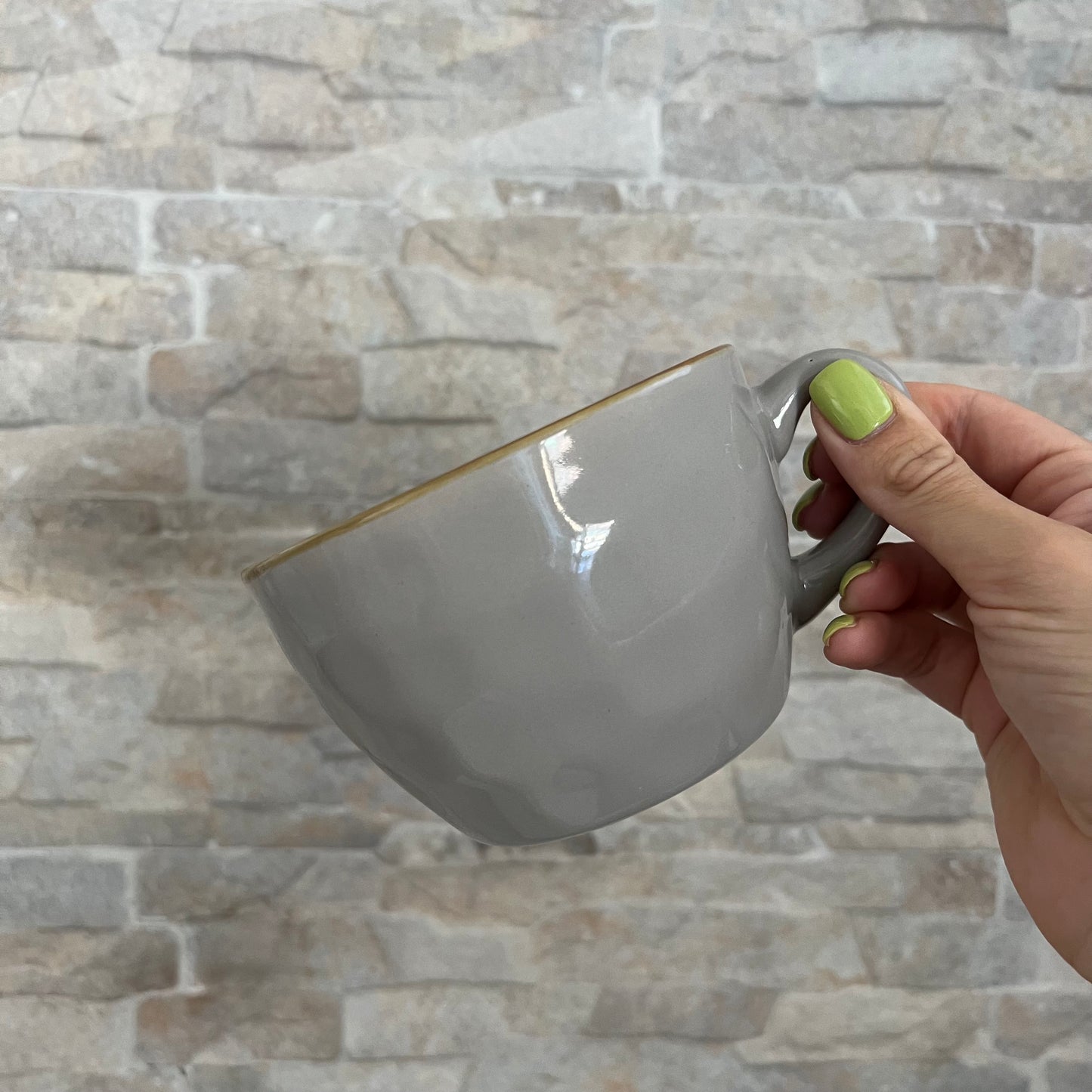 Tazza colazione Grigio Perla