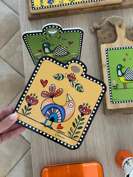 Sottopentola Cocoricò Giallo 16X18