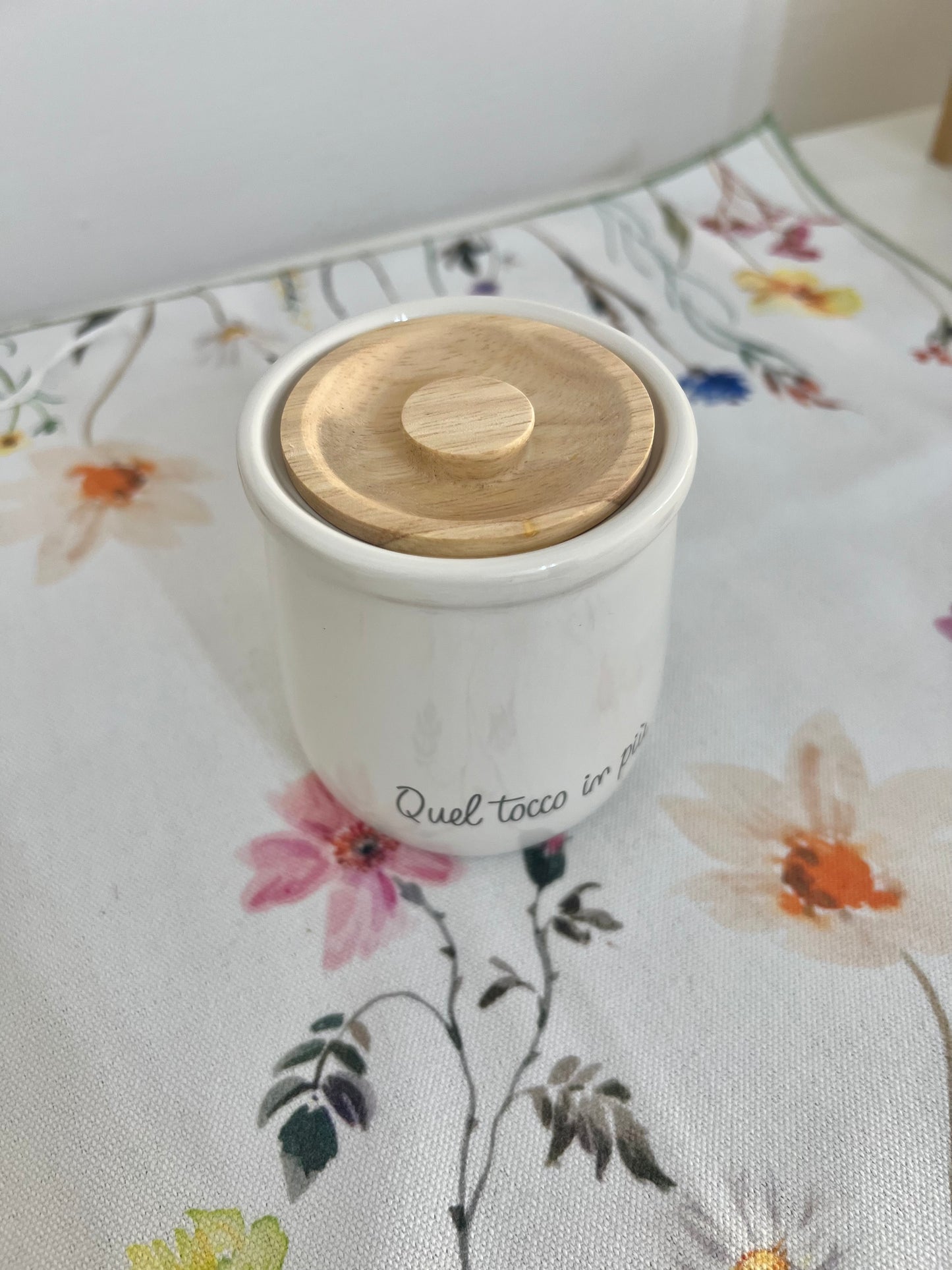 Barattolo Origano Gli Onesti in Stoneware e Legno Di Quercia 180 Ml