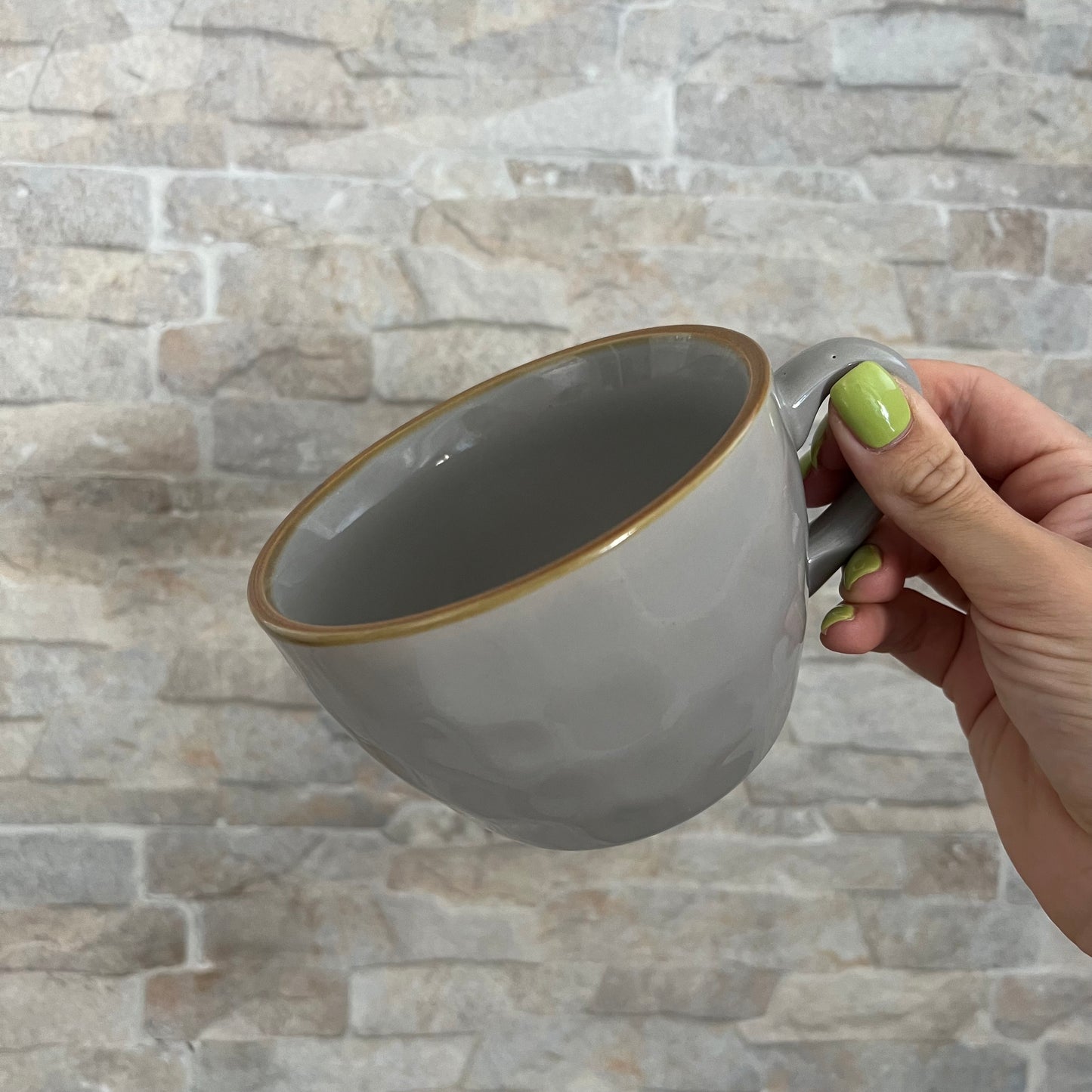 Tazza colazione Grigio Perla