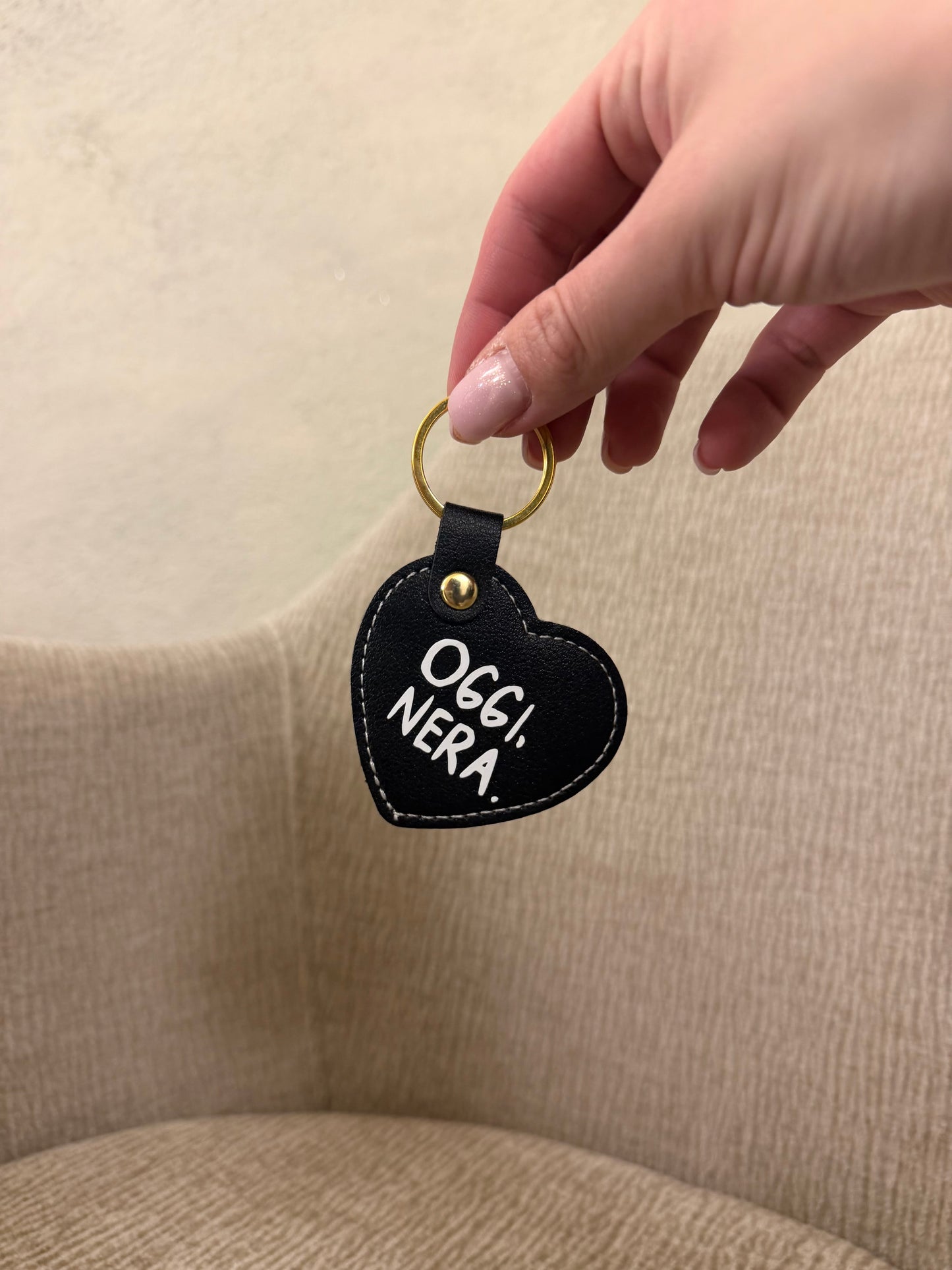 Portachiavi “Oggi, Nera”