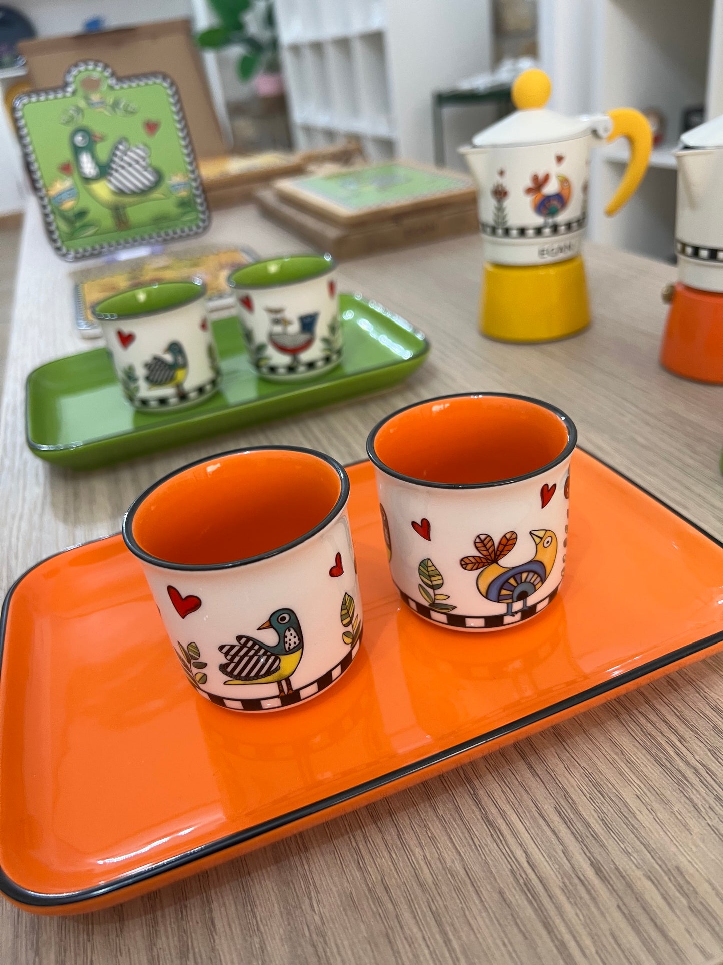 Set 2 Bicchierini Cocoricò Arancio ML 90