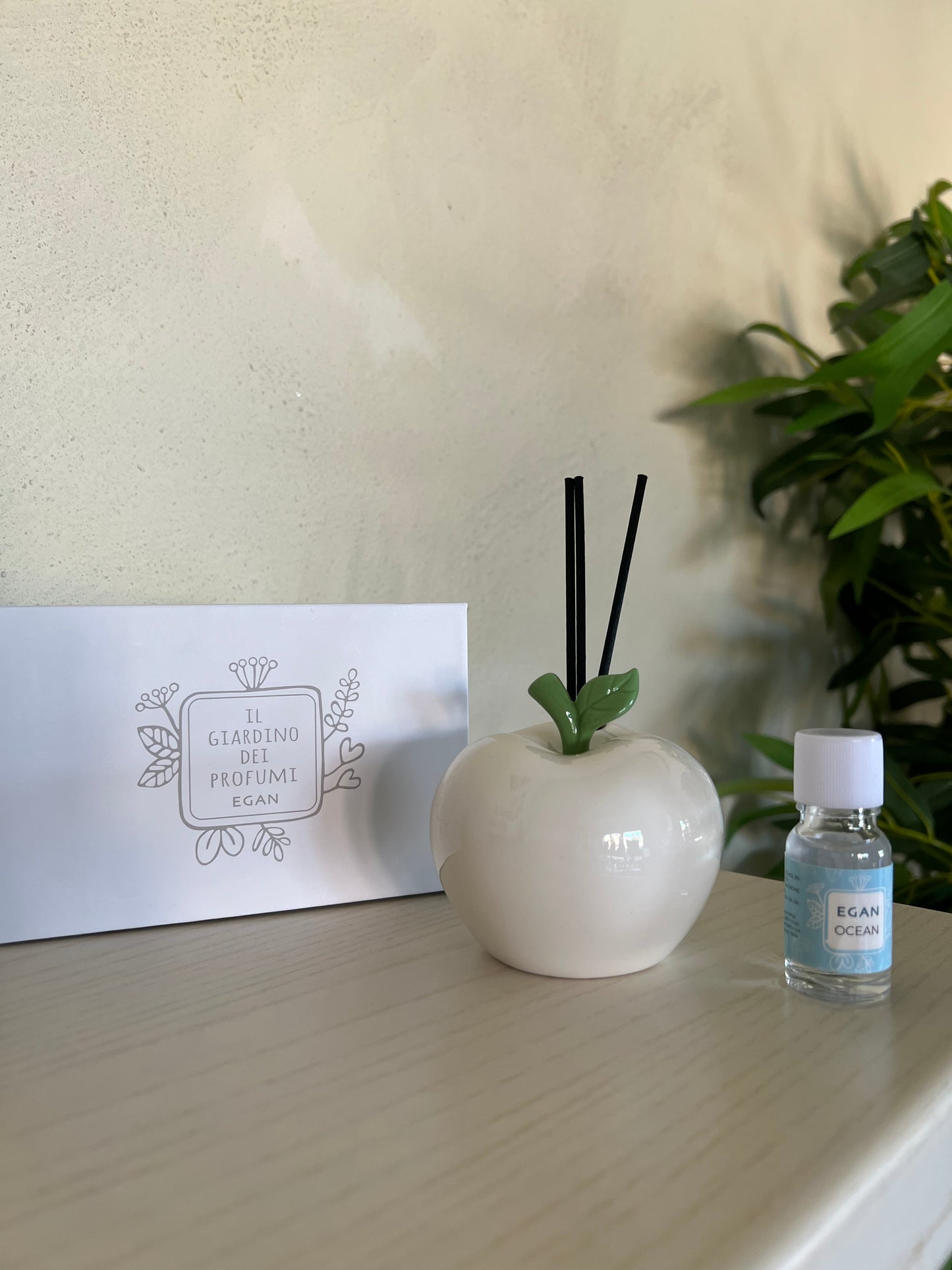 Profumatore Giardino Dei Profumi Mela Bianco 8x8