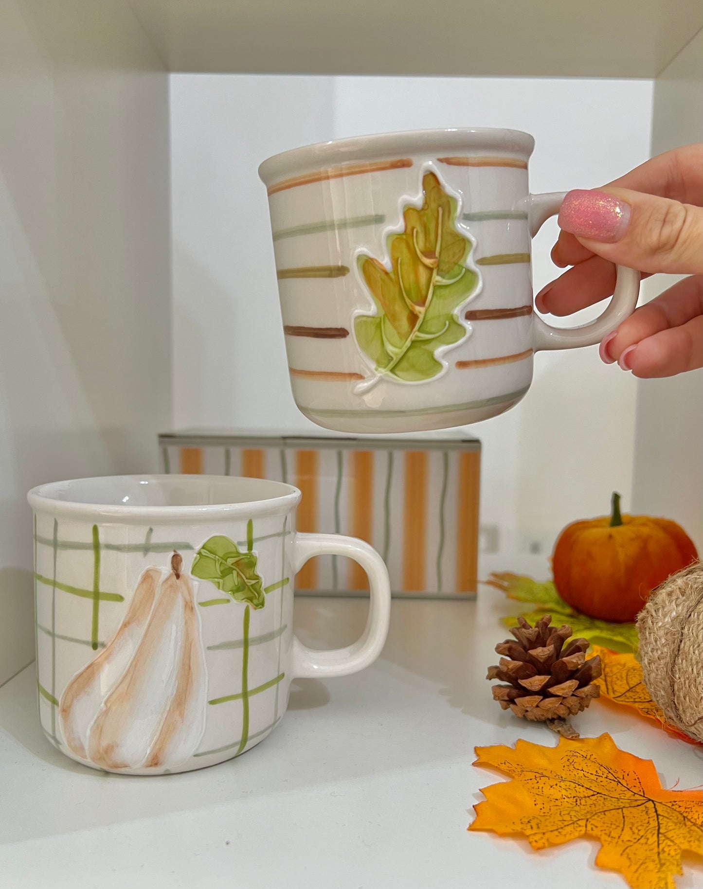 Set 2 Tazze “Le Zucche” - Zucca e Quercia